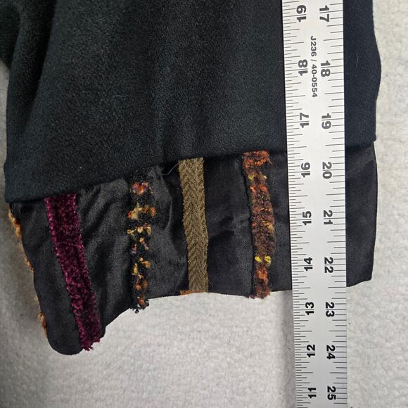 JG's Mad Lab Overcoat Womens L/XL Lagenlook Art to Wear Jacket Coat Button Artsy - Picture 12 of 12